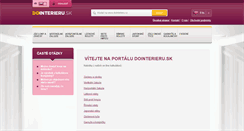 Desktop Screenshot of dointerieru.sk